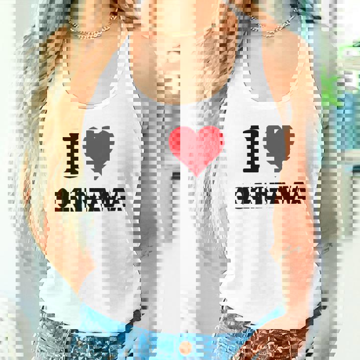 アイハート 沖縄 日本 大好き 日本土産アイテム タンクトップ