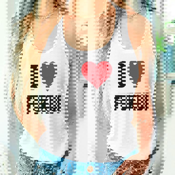 アイハート 福井 日本 愛 日本土産 タンクトップ