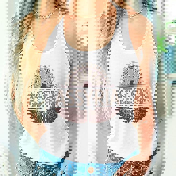 アッシリア 古代アッシリア帝国のシンボル タンクトップ