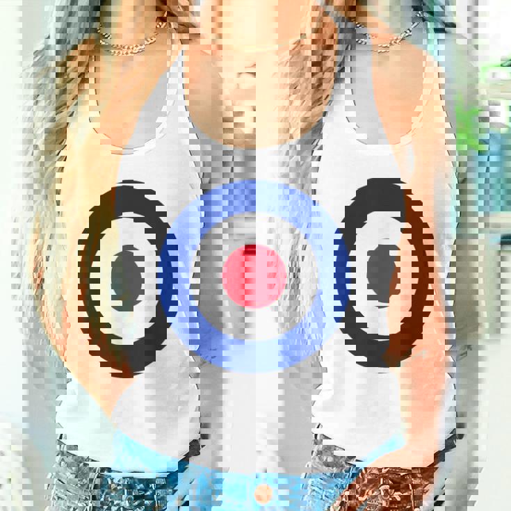 イギリス空軍の様式化されたラウンデル旗 タンクトップ