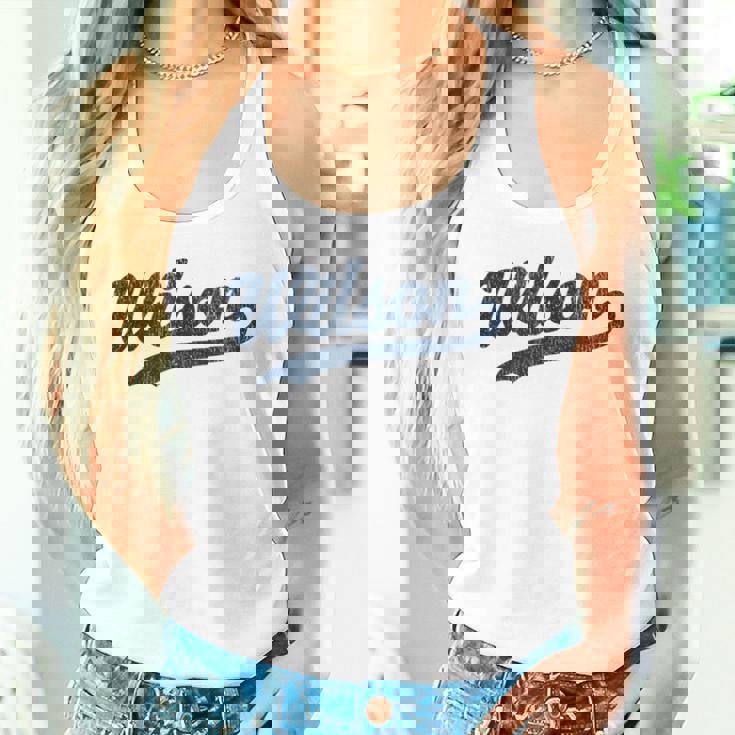 ウィルソン ノースカロライナ Nc ビンテージ スポーツ グラフィック タンクトップ