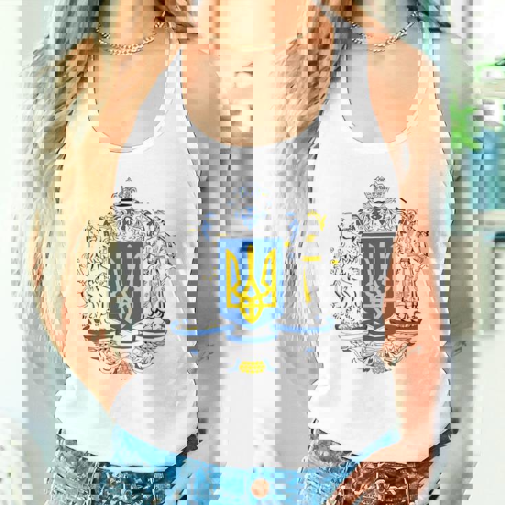 ウクライナ ウクライナ国旗 トラディショナル 長袖tシャツ タンクトップ