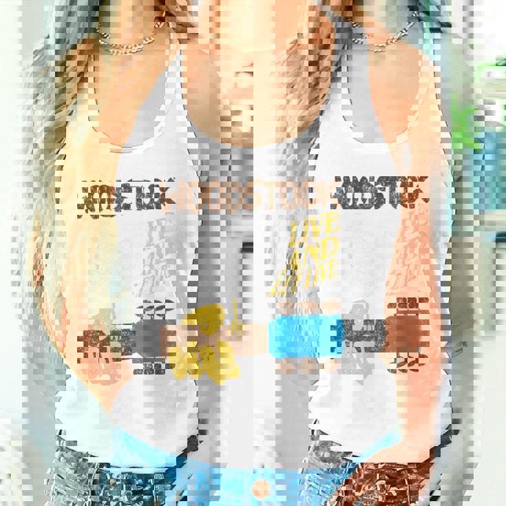 ウッドストック・ライブ・アンド・レット・ライブ タンクトップ