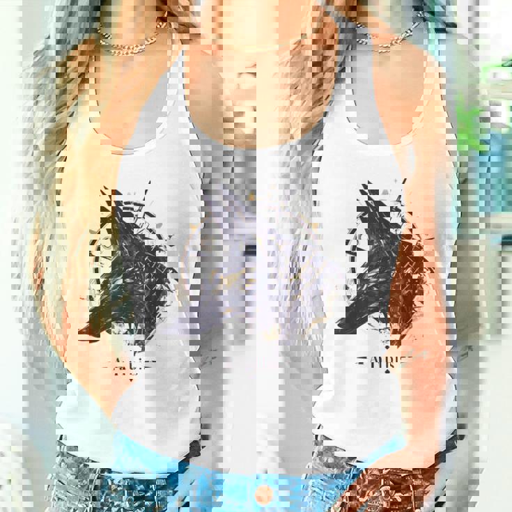 エジプト古代-面白いクールな神々 エジプトアヌビス タンクトップ