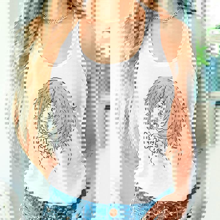 エッチ・アヘ顔 変態少女 快感顔tシャツ Playera タンクトップ