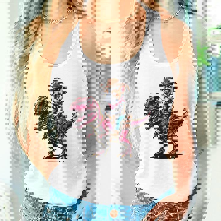 カウボーイ フレンチブルドッグ ライディング A ティラックス かわいいフレンチー タンクトップ