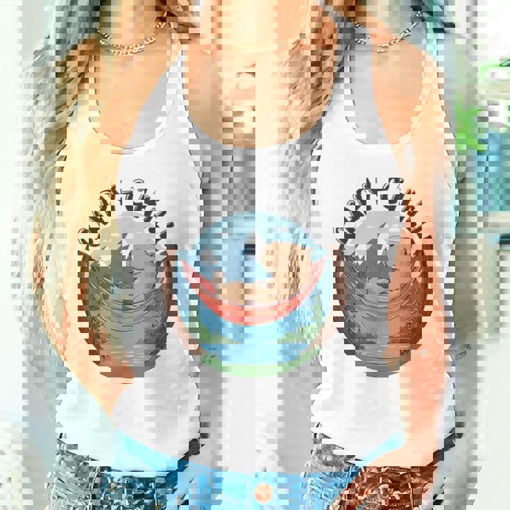 カピバラ 寝るデザイン カピバラ 飼い主 動物好き タンクトップ