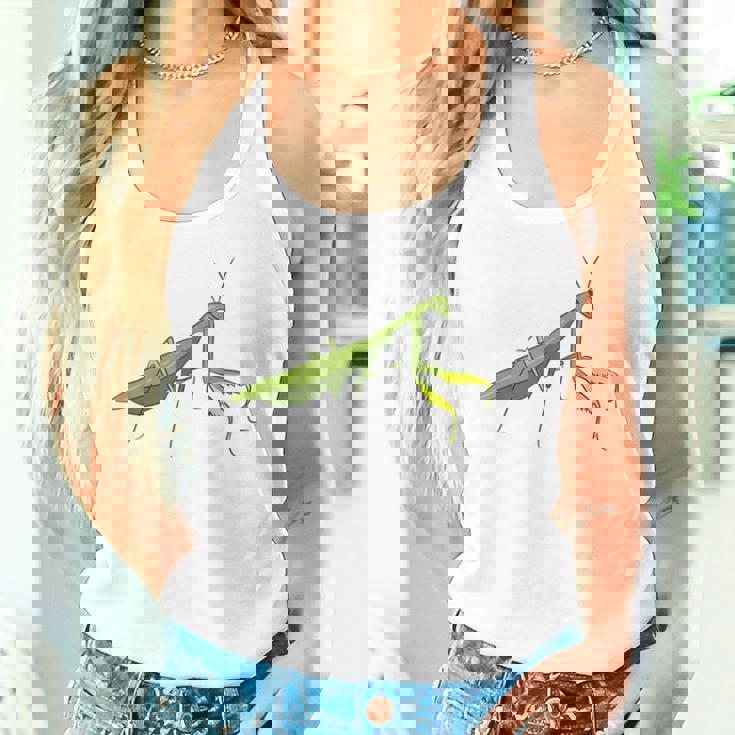 カマキリの虫バッタ カマキリの虫バッタ カマキリの虫バッタ タンクトップ