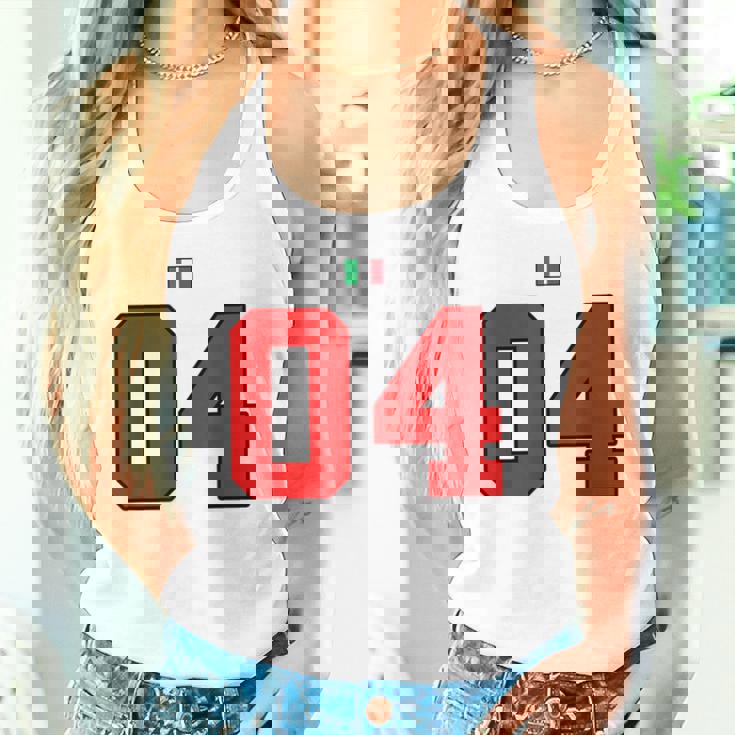 カレッジ 04 ナンバー スタイル ヴィンテージ イタリア国旗 タンクトップ