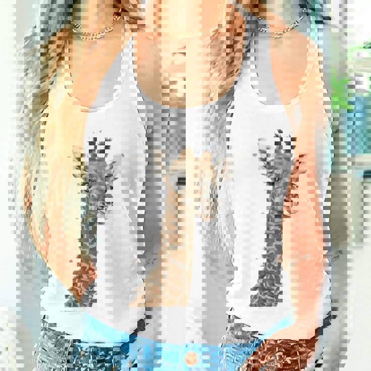 キリンtシャツ、キリンキッズ、キリンガール、キリン愛好家 タンクトップ