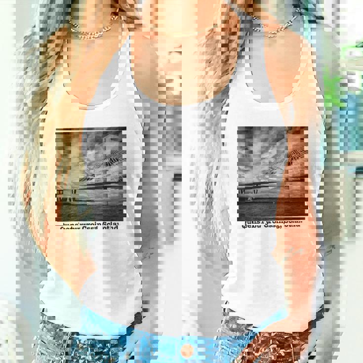 クイーンズベリークロッシング スコットランド 写真 風景 B&W ライト タンクトップ