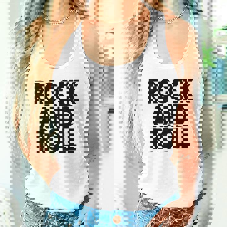 クールなロックンロールミュージックtシャツ、ロックンロールグラフィックをお楽しみください。 タンクトップ