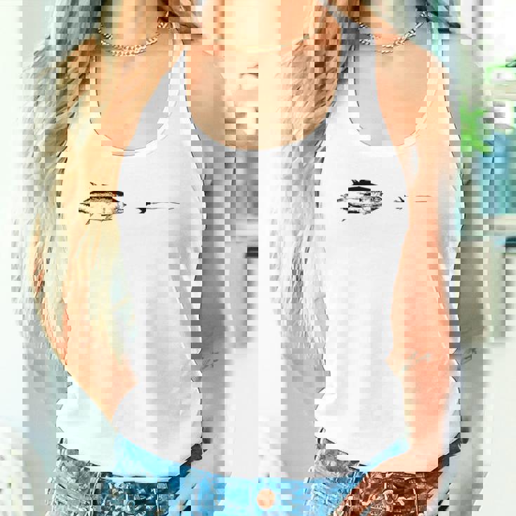 グラフィックフライフィッシングフックライン フィッシュマグロ タンクトップ