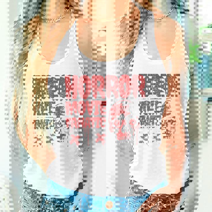 グランジー ダメージ加工 ホラー映画 ファン 赤 グラフィック 怖い頭蓋骨 長袖tシャツ タンクトップ