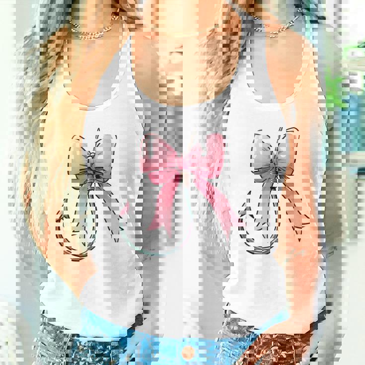 コケット ボウ 釣り フィッシャーフック ピンクリボン ママ 母の日 タンクトップ