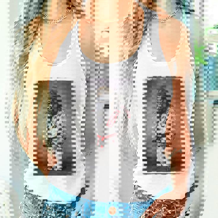 ゴリラ先生 日本の柔道と空手武道 タンクトップ