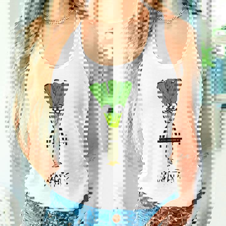 ジムでのトレーニングのための面白いネギフィットネスギフト タンクトップ