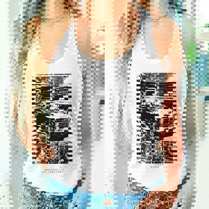 スカイライン ハコスカ ビンテージ スポーツカー ワイスピ ハードチューン グッズ 長袖tシャツ タンクトップ