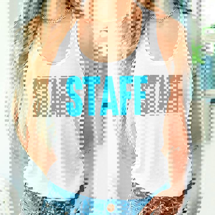 スタッフ イベント 衣装 クルー 音楽祭 バックプリント ワーカー タンクトップ