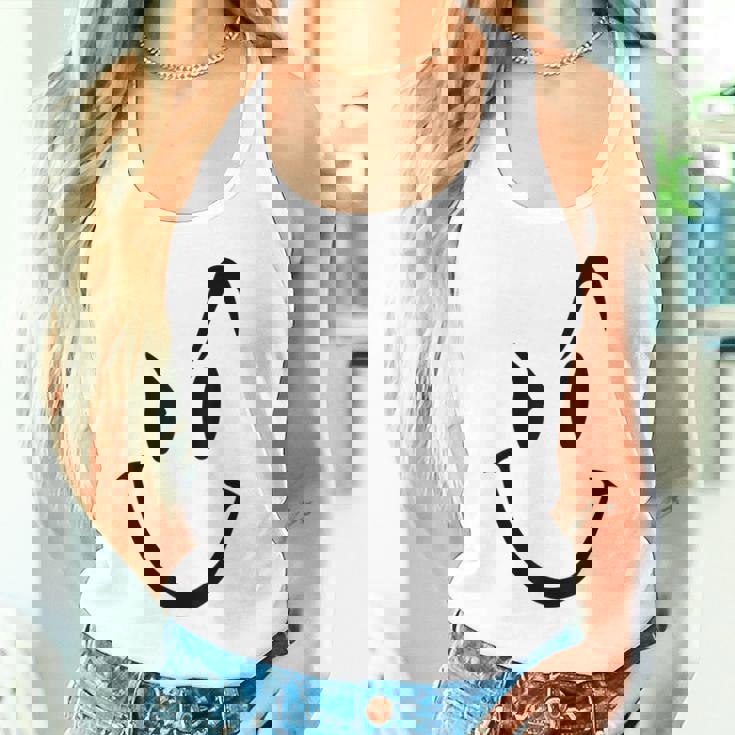 スマイリーシャツ スマイリーフェイス かわいいグラフィック タンクトップ