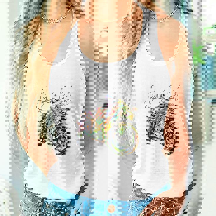 スーパースポーツ バイク レーシング バイク レーシング バックプリント バイク タンクトップ