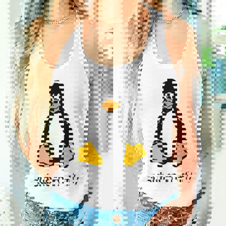 タックスlinuxペンギン-Sudorm-Rfコンピューターサイエンスコンピューター Tux Linux タンクトップ