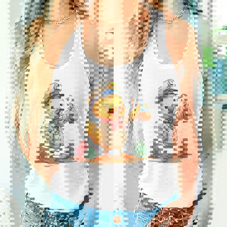 ダックビーイング・ア・オイラー、キュートなデザイン。 タンクトップ