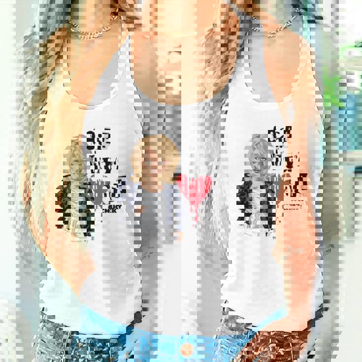 チャッキー・ティファニー・イート・ユア・ハート・アウト・バレンタイン タンクトップ