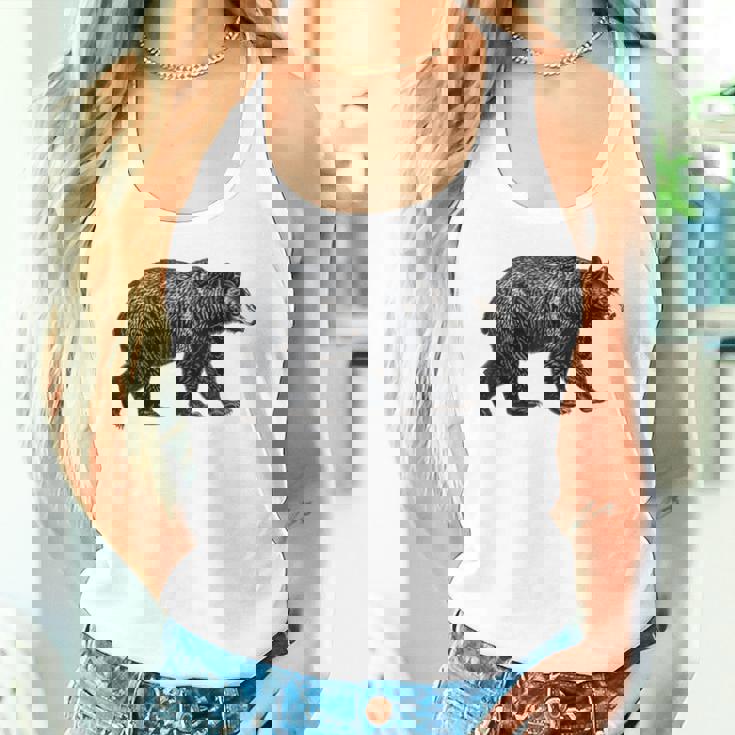 ツキノワグマ 動物愛好家 野生動物 自然 ハイキング ギフト タンクトップ