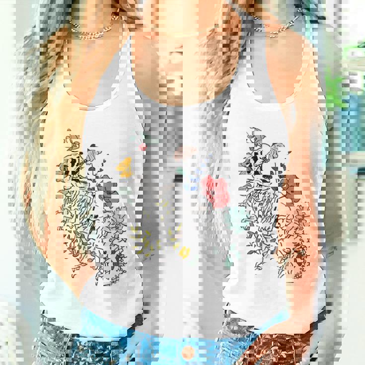 ティラノサウルス 恐竜 骨格 化石 古生物学 タンクトップ