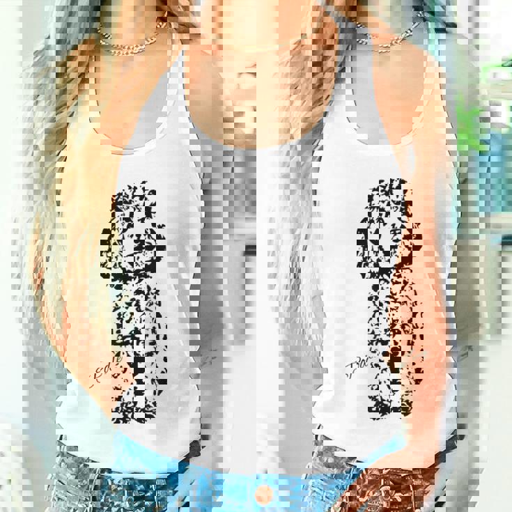 トイプードル かわいい犬好きのギフト レディース スタンダードプードル メンズ タンクトップ