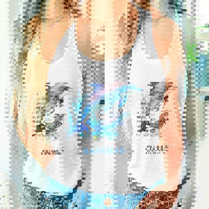 ドルフィン バケーション ヴィンテージ バハマ ビーチ デスティネーション タンクトップ