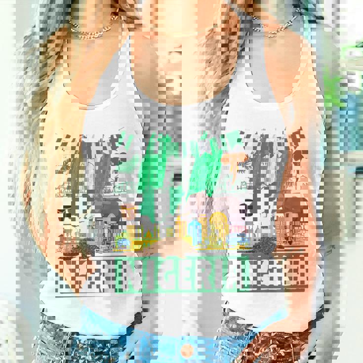 ナイジェリアの服のアイデア キッズ&ノベルティ ナイジェリア国旗 タンクトップ