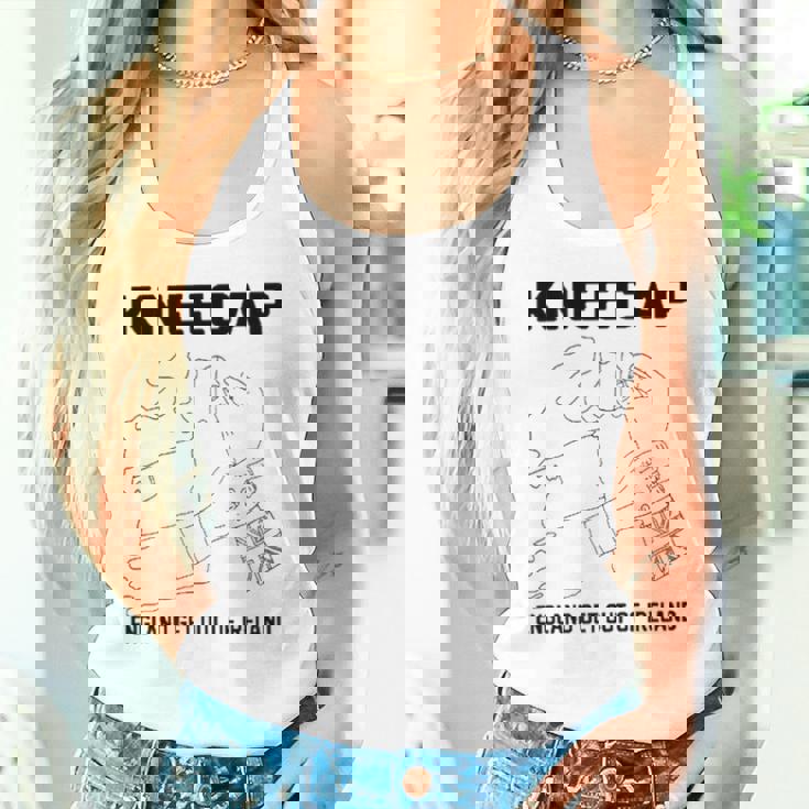 ニーキャップ・イングランドはアイルランドから出て行け 長袖tシャツ タンクトップ