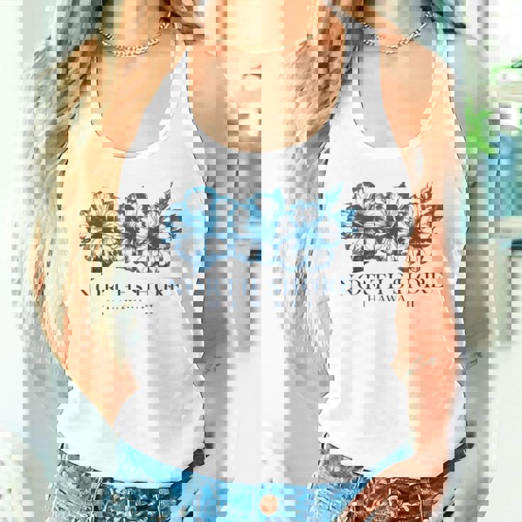 ノースショア ハワイ アロハ ハワイアン ハイビスカス サーファー ヴィンテージ タンクトップ