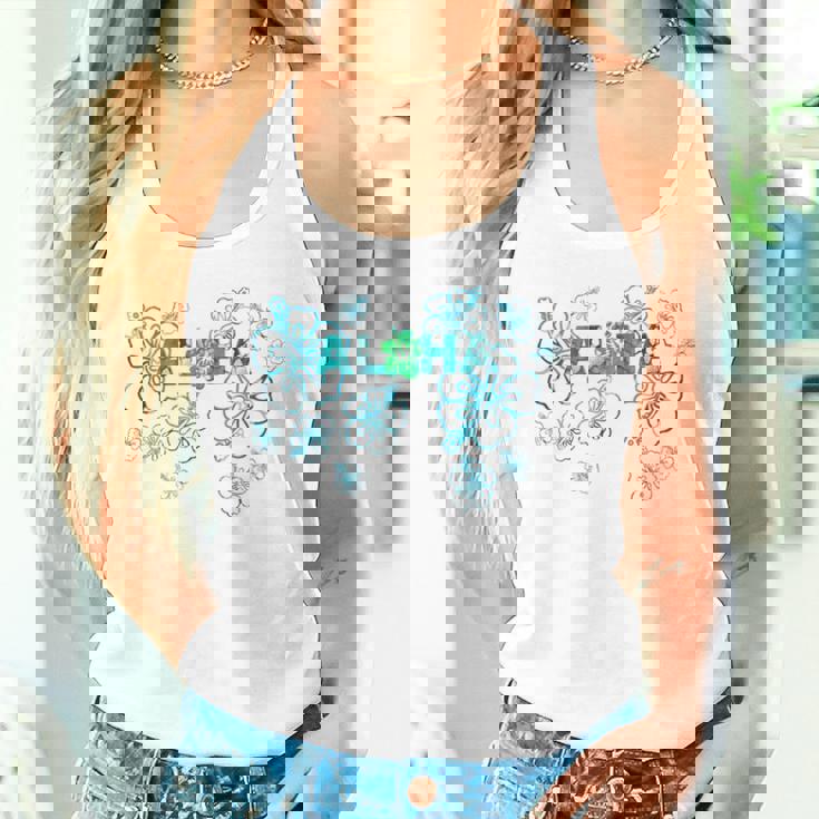 ハイビスカス アロハ ハワイ メレ カリキマカ オアフマウイ マハロラブ 長袖tシャツ タンクトップ