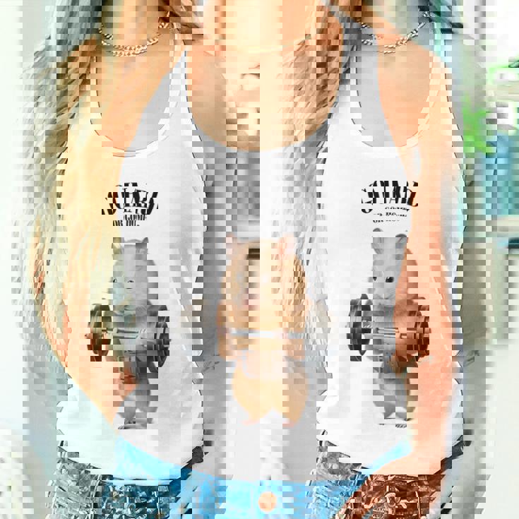 ハムスター ウェイトリフティング フィットネスジム タンクトップ