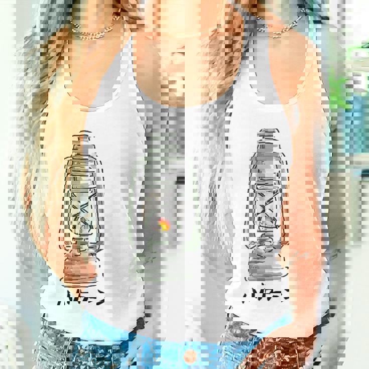 ハリケーンランタンtシャツ白 タンクトップ