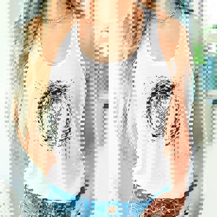 バスケットボールフープグラフィティレジャースポーツ タンクトップ