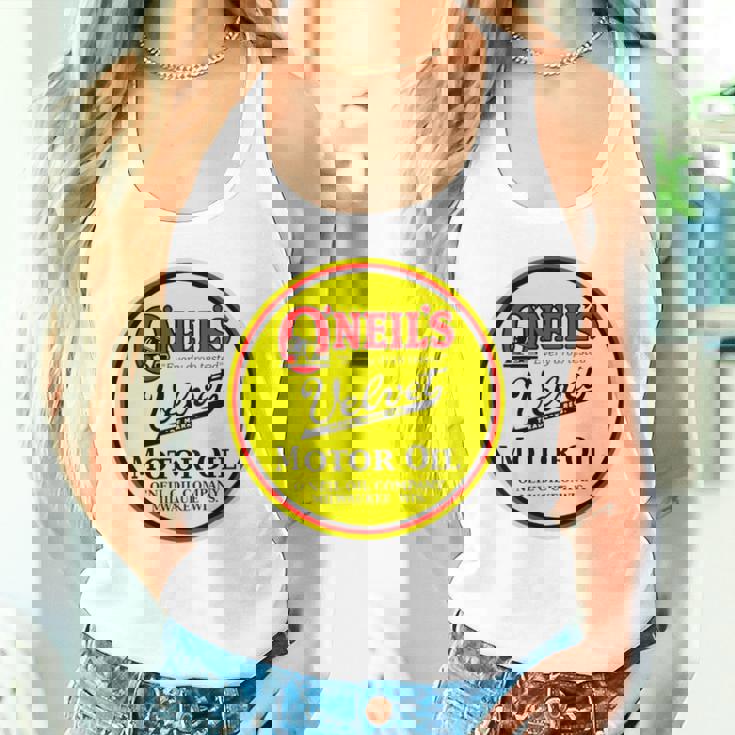 バックプリントのみ レトロ ヴィンテージ ガソリンスタンド オニールのモーターオイル タンクトップ