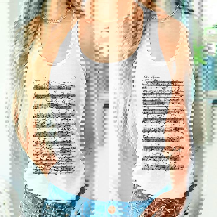 パルティータ ホ長調 ガヴォッテ ソロ ヴァイオリン ヨハン・セバスティアン・バッハ タンクトップ