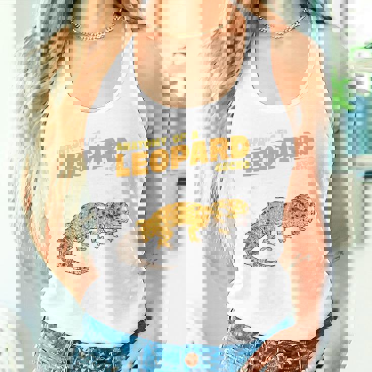 ヒョウ爬虫類ヤモリの解剖学 タンクトップ