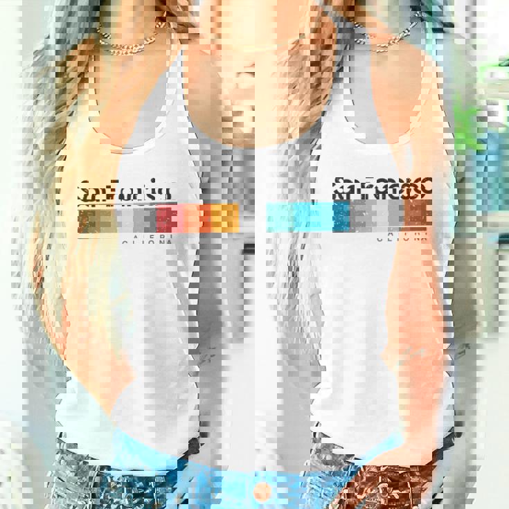 ビンテージサンフランシスコカリフォルニア1980年代レトロデザインtシャツ タンクトップ