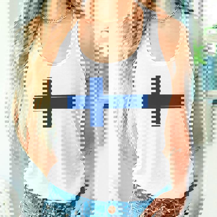 フィンランド国旗 ノルディック クロス タンクトップ