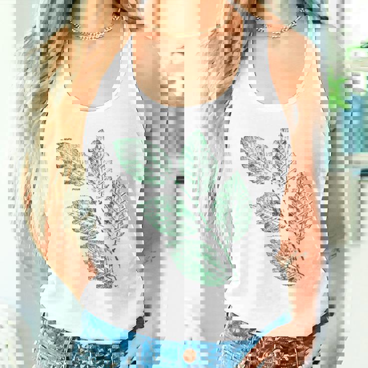 ブナの葉 植物 自然と森林 木のグラフィックス タンクトップ