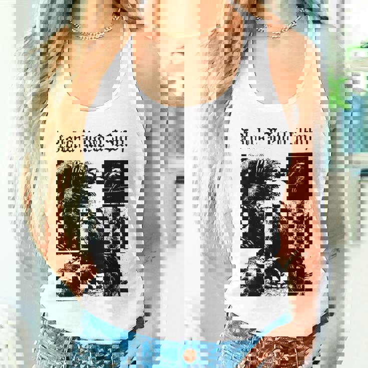 ブラックメタル ナマケモノ 笑える 邪悪 フェス バンド コンサート Metalloth Music タンクトップ