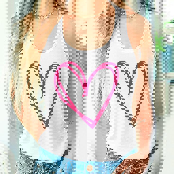 ホットピンクハート タンクトップ