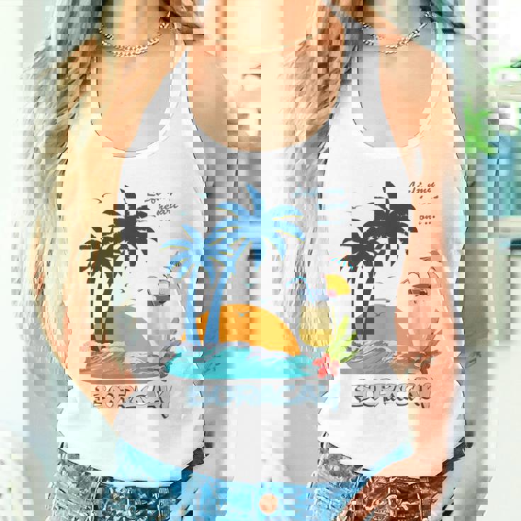 ボラカイ島 ヤシの木 日没 花 フィリピン ビーチ カクテル パラワン島 東南アジア 海鳥 島 贈り物 海 お土産 セブ タンクトップ