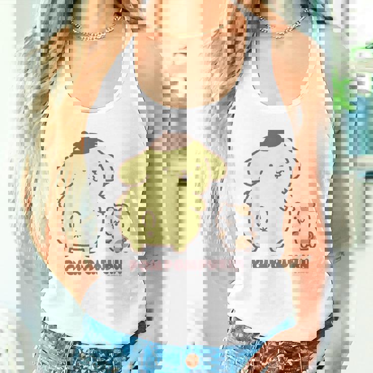 ポムポムプリン ふりむき ライトカラー タンクトップ