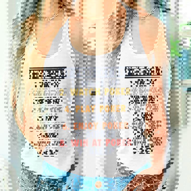 ポーカー パーフェクトデイ ポーカーハンド テキサスホールデムプレーヤー ポーカー タンクトップ